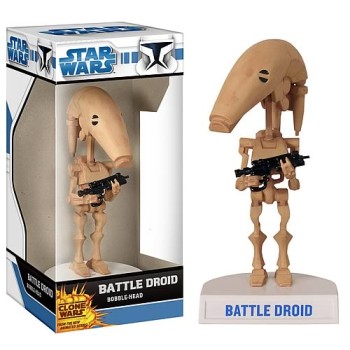 Star Wars - Clone Wars - Battle Droid Wacky Wobbler